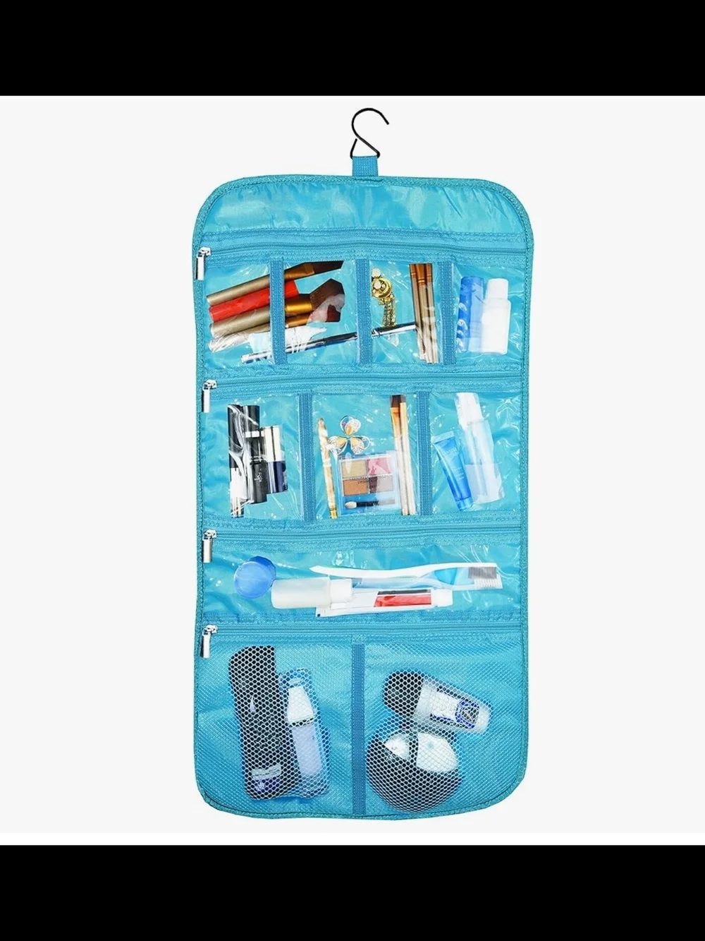 Freegrace Premium Hanging Toiletry Bag for Travel - Cosmetic, Jewelry, Toiletry